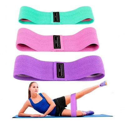 Kit 3 Faixas Elásticas De Exercício Hip Resistance Bands