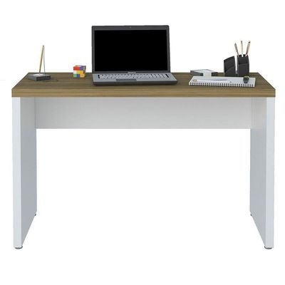 Mesa Escrivaninha Para Escritório Loke Olmo/branco