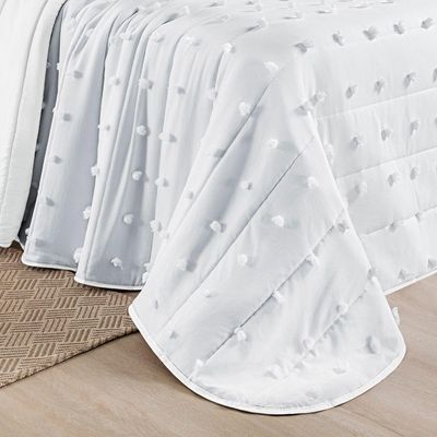 Cobre Leito King Poppy Micropercal 300 Fios 3 Peças - Branco
