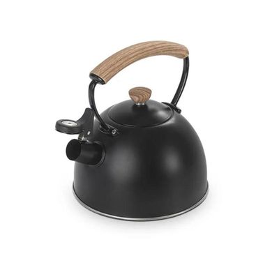 Chaleira Inox Com Apito De Indução Preto Roma Vintage 1,5l Brinox