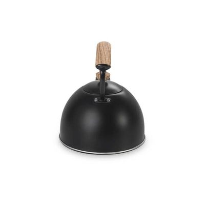 Chaleira Inox Com Apito De Indução Preto Roma Vintage 1,5l Brinox