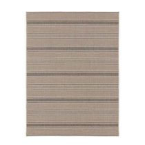 Passadeira Eco-nature Riscas 77 Bege Chumbo 0,57x1,80m