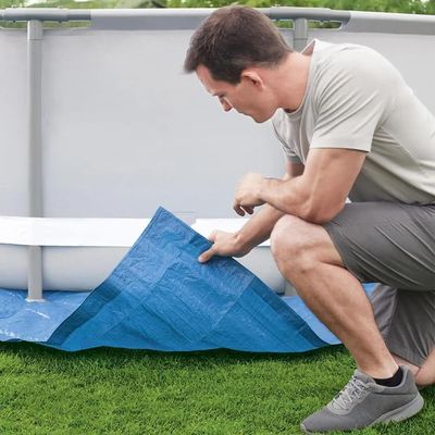 Lona Forro Proteção Piscina 5 X 5 Metros Azul