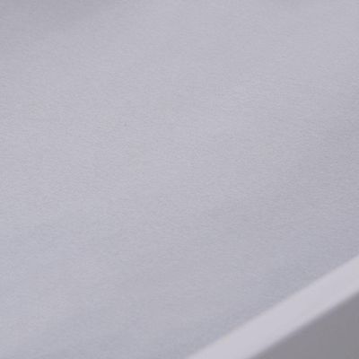 Lençol De Berço Com Elástico Malha 100% Algodão 125g-m² 70x130x15cm Cinza