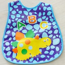 Kit 2 Babador Encanto Para Bebê 45x28cm Dino-urso