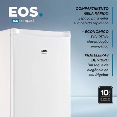 Frigobar Mini Refrigerador Eos Doméstico Ice Compact 71L EFB81 Branco 110V