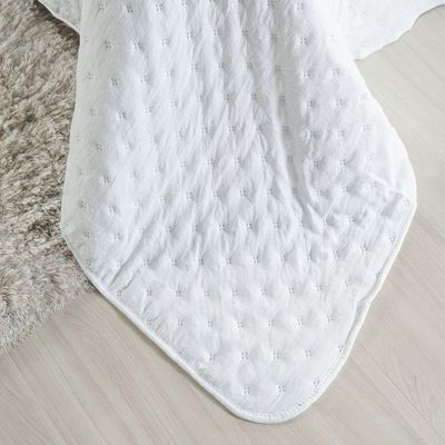 Kit Colcha Queen Miraggio New Soft 240x260cm Branco