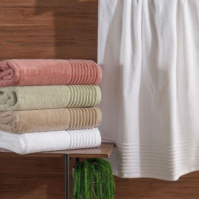 Toalha Banhão Absolute Zero Torção 100% Algodão 80x150cm Branco