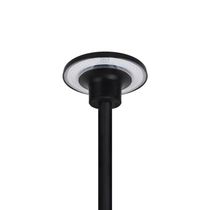 Espeto / Poste Para Jardim Taschibra Lucine Led 6w Bivolt Preto 3000k Luz Amarela 15100107