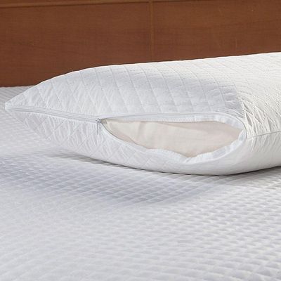 Protetor Para Travesseiro Impermeável 2 Unidades - Branco
