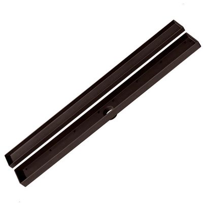 Ralo Oculto Linear De Embutir 5x50 Para Porcelanato Marrom