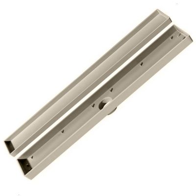 Ralo Oculto Linear De Embutir 5x50 Para Porcelanato Bege