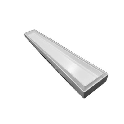 Ralo Oculto Linear De Embutir 5x50 Para Porcelanato Branco