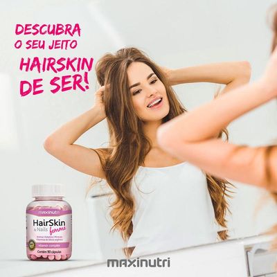 Kit 02 Hairskin Femme Biotina E Minerais Maxinutri 90 Caps