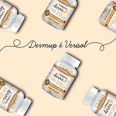 Kit 04 Colágenos Dermup Verisol Maxinutri + Vitaminas 90 Cap