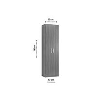 Armário Multiuso Lavanderia PH 1711 c/ 2 Portas Branco - Herval