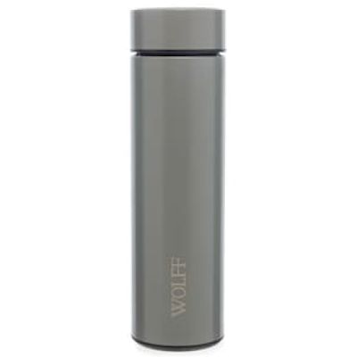 Garrafa Térmica Wolff com Termômetro Led Cinza - 500ml