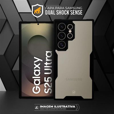 Capa para Samsung Galaxy A36  - Dual Shock Sense Preta - Gshield