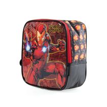 Lancheira Escolar Masculina Marvel Homem de Ferro Vermelha