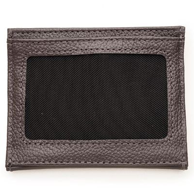 Porta Cartão Masculino de Couro Orange Café U / Marrom
