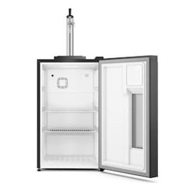 Cervejeira Home Bar Electrolux EB10C Frost Free 100L com Torre de Chopp Porta de Vidro Preta Preto / 110