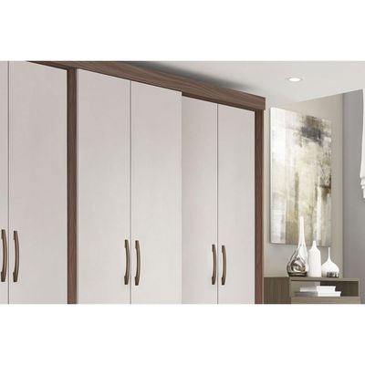 Guarda Roupa Casal 6 Portas e 2 Gavetas PH 1675 Nogueira/Off White - Herval