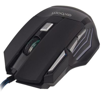 Mouse Gamer Optico Usb 3200Dpi Com 7 Botões e Led Color MS-G620