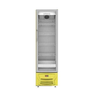 Expositora de Bebidas Venax 209L vvcd200 Amarelo 110v
