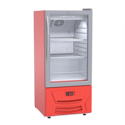 Expositora de Bebidas Venax 82L vvcd100 Vermelho 110v
