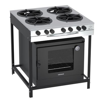 Fogão a Gas Industrial 4 Bocas Venax FFI430-2 Gourmet