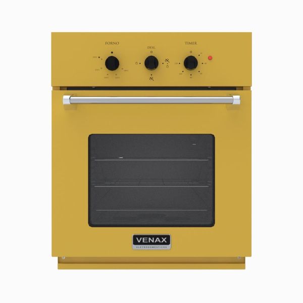Forno de Embutir a Gas Venax 51,8L Arena GIII Amarelo 220v
