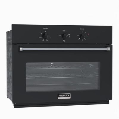 Forno de Embutir a Gas Venax 88,3L Arena GIII Preto 110v