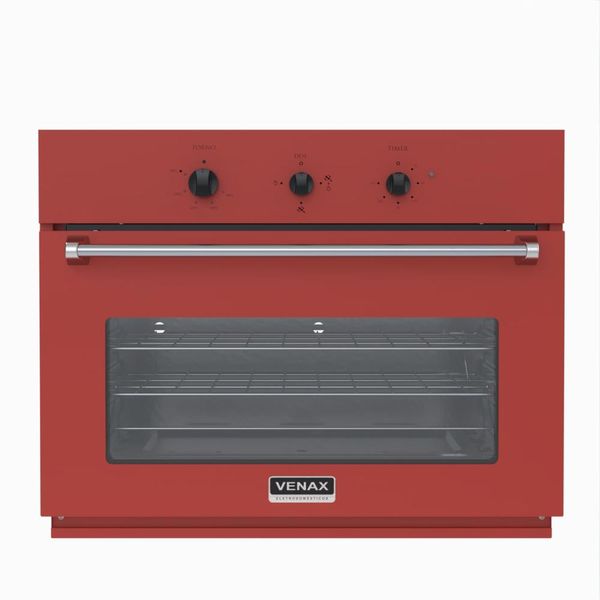 Forno de Embutir a Gas Venax 88,3L Arena GIII Vermelho 220v