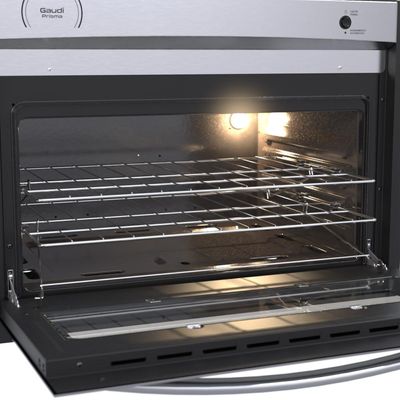 Fogao a Gas de Embutir 5 Bocas Venax Gaudi Prisma Vitreo EL Inox