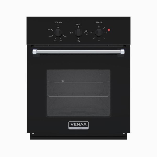 Forno de Embutir a Gas Venax 51,8L Arena GIII Preto 110v
