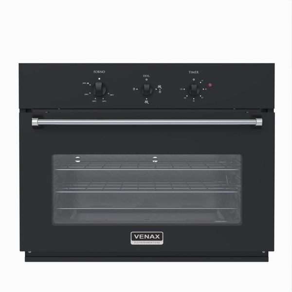 Forno de Embutir a Gas Venax 88,3L Arena GIII Preto 220v