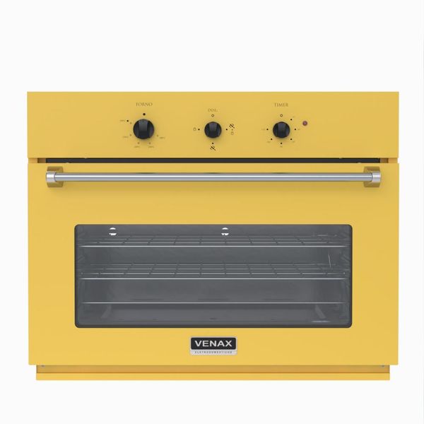Forno de Embutir a Gas Venax 88,3L Arena GIII Amarelo 220v