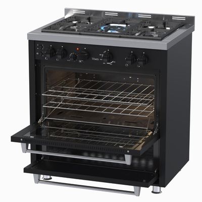 Fogao a Gas 5 Bocas Venax Temis Preto 110v