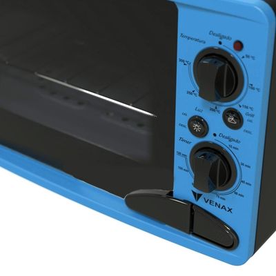 Forno Eletrico Venax 45L Classic Vintage Azul 220v