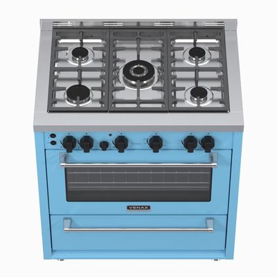 Fogao a Gas 5 Bocas Venax Temis Azul 110v
