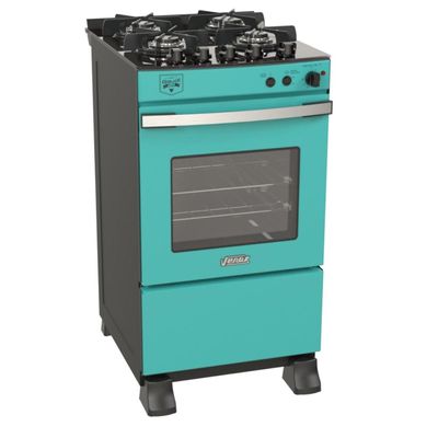 Fogao a Gas 4 Bocas Venax Gaudi Vetro Vitreo Verde 110v