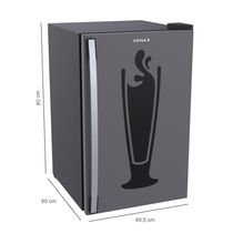 Cervejeira Venax 82L Black Grafite
