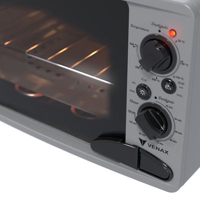 Forno Eletrico Venax 45L Luxo Grafite 110v