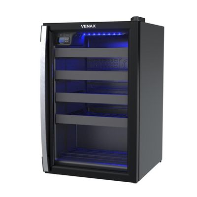 Adega de Vinhos Venax 24 Garrafas Piubella Preto 110v