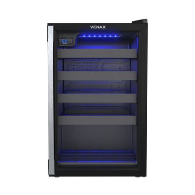 Adega de Vinhos Venax 24 Garrafas Piubella Preto 110v
