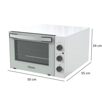 Forno Eletrico Venax 45L Grand Gourmet Branco 110v
