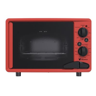 Forno Eletrico Venax 45L Classic Vintage Vermelho 110v