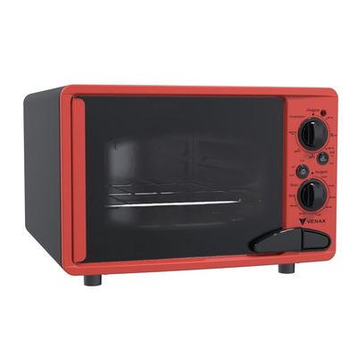 Forno Eletrico Venax 45L Classic Vintage Vermelho 110v