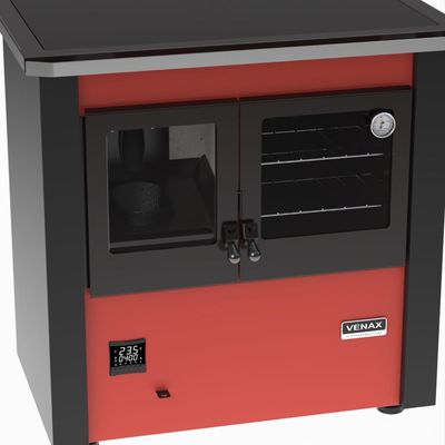 Fogao a Pellets Venax n 2 Le Corbusier Vermelho 110v