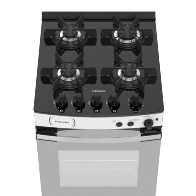 Fogao a Gas 4 Bocas Venax Palladio Vitreo Branco 110v